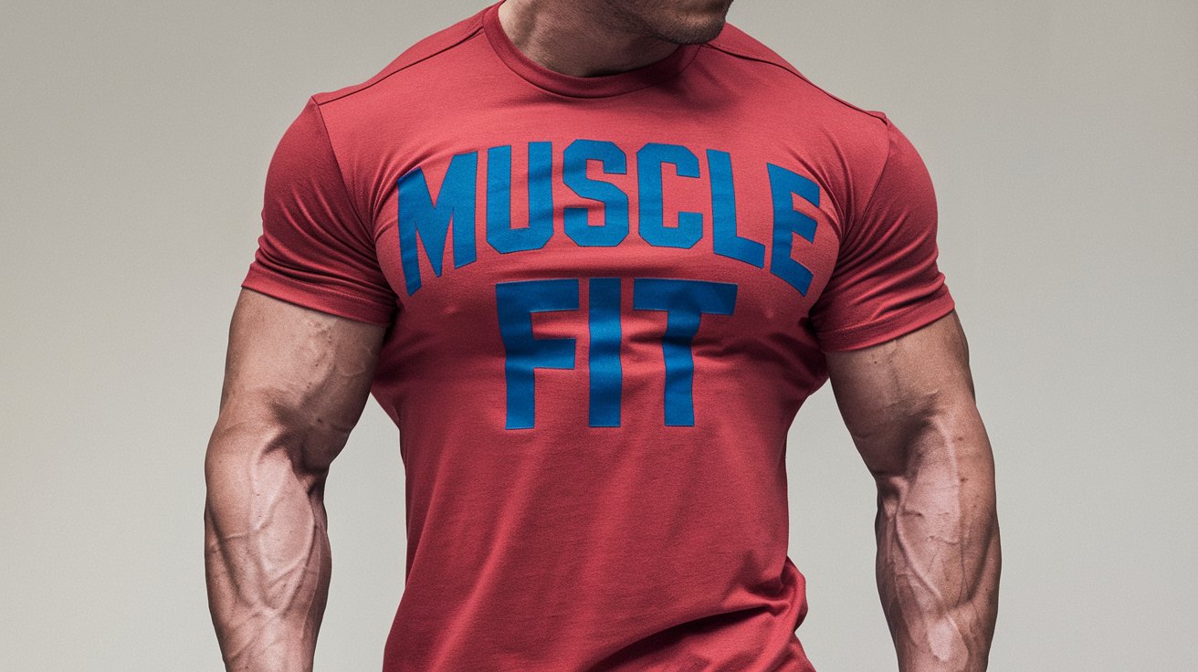 muscle fit t shirt